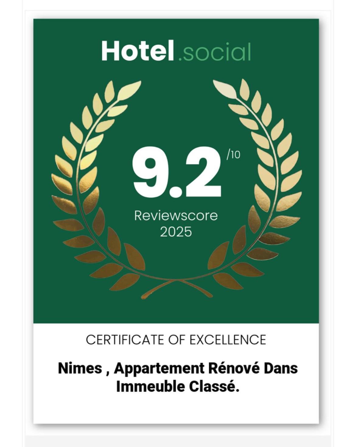 Nimes , Appartement Renove Dans Immeuble Classe. ภายนอก รูปภาพ